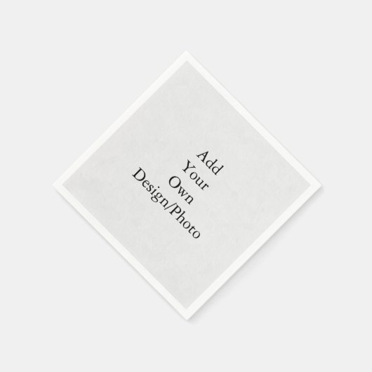 Voeg uw eigen ontwerp-/fotopapier in Napkin toe Servet (Hoek)