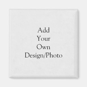 Voeg uw eigen ontwerp toe - Vierkante magneet