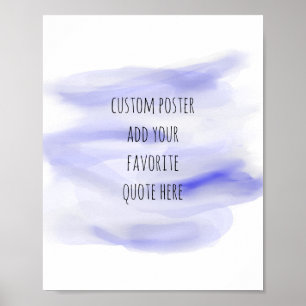 voeg uw eigen ontwerp van de waterverf van het cit poster