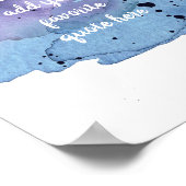 voeg uw eigen ontwerp van de waterverf van het cit poster (Hoek)