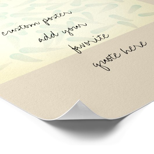 voeg uw eigen ontwerp van de waterverf van het cit poster (Hoek)