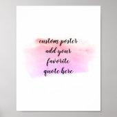 voeg uw eigen ontwerp van de waterverf van het cit poster (Voorkant)