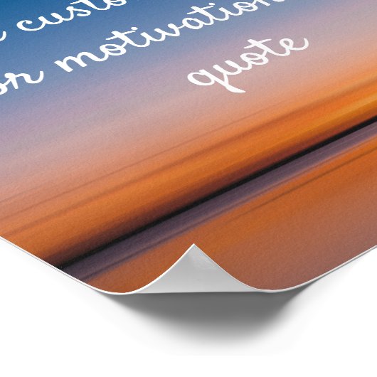 Voeg uw eigen Poster van het Citaat van de Douane  (Hoek)