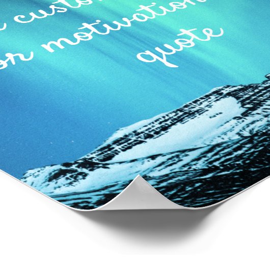 Voeg uw eigen Poster van het Citaat van de Douane  (Hoek)