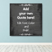 Voeg uw eigen prijsopgave toe! canvas afdruk (Insitu (Houten vloer))