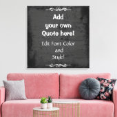 Voeg uw eigen prijsopgave toe! canvas afdruk (Insitu (Woonkamer))