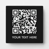 Voeg uw eigen QR-code toe Scanlink naar het menu S Fotoplaat (Voorkant)