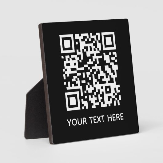 Voeg uw eigen QR-code toe Scanlink naar het menu S Fotoplaat (Voorkant)