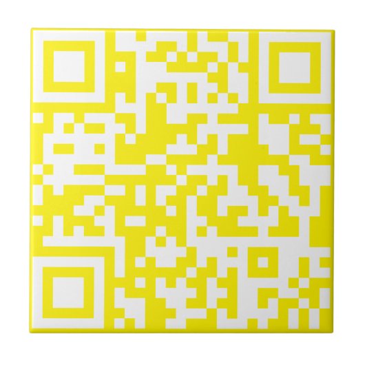 Voeg uw eigen QR-code toe Scannen Minimale Eenvoud Tegeltje (Voorkant)