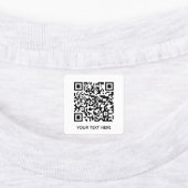 Voeg uw eigen QR-codetekst toe Scannen Minimaal Ee Labels (Aangebracht)