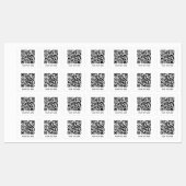 Voeg uw eigen QR-codetekst toe Scannen Minimaal Ee Labels (Vel)