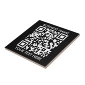 Voeg uw eigen QR-codetekst toe Scannen Minimaal Ee Tegeltje (Zijkant)