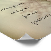 voeg uw eigen quote poster natuur toe (Hoek)