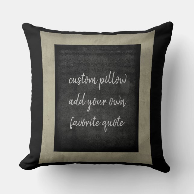 voeg uw eigen quotumkussen toe voor aangepast deco kussen (Voorkant)