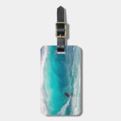 Voeg uw eigen Surf fotoreis toe Bagagelabel (Voorkant verticaal)