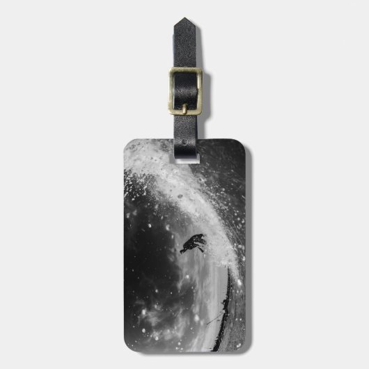 Voeg uw eigen Surf fotoreis toe Bagagelabel (Voorkant verticaal)