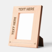 VOEG UW EIGEN TEKST laser Gegraveerde Lijstjes (Links)