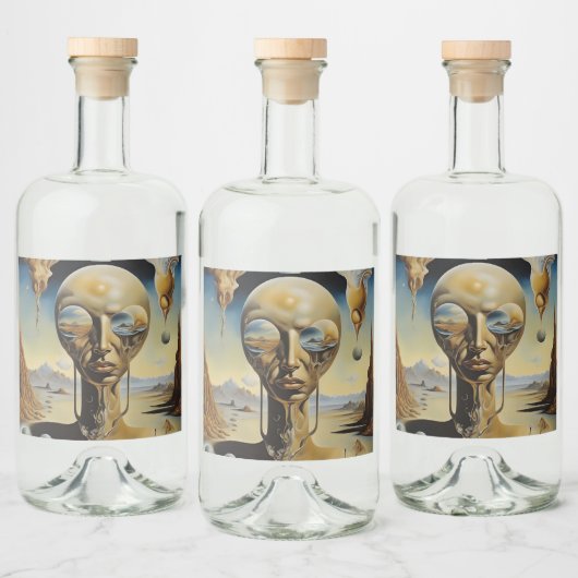 VOEG UW EIGEN TEKST Liquor flesetiket toe Likeurfles Etiket (Flessen)