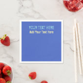Voeg uw eigen tekst slogan Minimalist Modern Plain Servet (Insitu)
