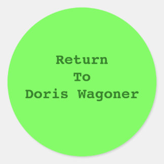 VOEG UW EIGEN TEKST-STICKER TOE RONDE STICKER