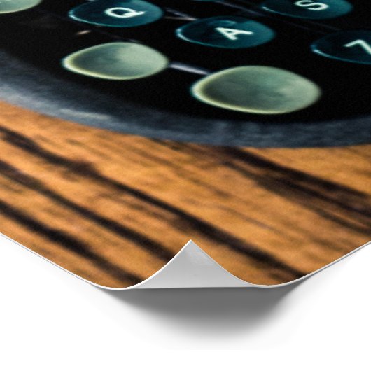 Voeg uw eigen tekst toe aan het schrijfpapier voor poster (Hoek)