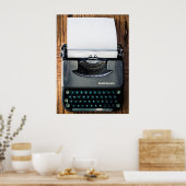 Voeg uw eigen tekst toe aan het schrijfpapier voor poster (Keuken)