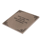 VOEG UW EIGEN TEKST TOE TEGELTJE (Zijkant)