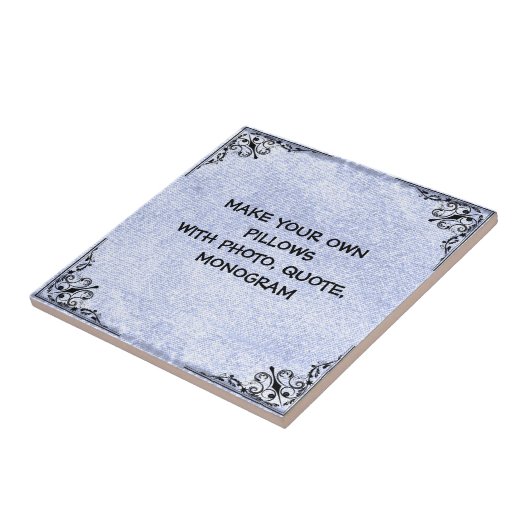 VOEG UW EIGEN TEKST TOE TEGELTJE (Zijkant)