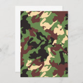 VOEG UW EIGEN TEKSTcamo TOE Menu (Voorkant / Achterkant)