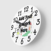 Voeg uw eigen wandklok toe (Hoek)