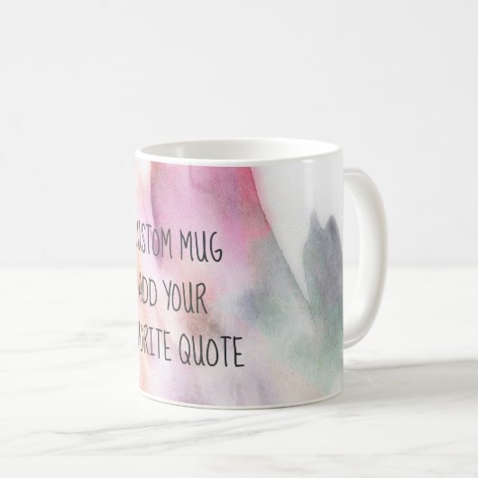 voeg uw eigen waterverf voor aangepaste mok toe (Voorkant rechts)