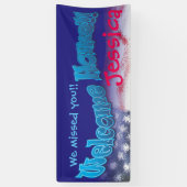 Voeg uw eigen welkomstbannervlag toe v3 spandoek (Verticaal)