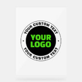 Voeg uw eigen zakelijke Logo of geüploade ontwerp  Acryl Bord (Voorkant)