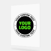 Voeg uw eigen zakelijke Logo of geüploade ontwerp  Acryl Bord (Hoek)