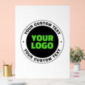 Voeg uw eigen zakelijke Logo of geüploade ontwerp  Acryl Bord (Huwelijk)