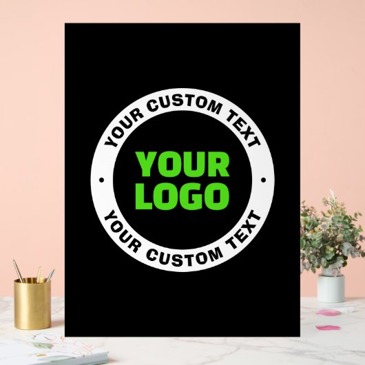 Voeg uw eigen zakelijke Logo of geüploade ontwerp  Acryl Bord (Huwelijk)