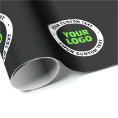 Voeg uw eigen zakelijke Logo of geüploade ontwerp Cadeaupapier (Rol Hoek)