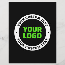 Voeg uw eigen zakelijke Logo of geüploade ontwerp  Flyer