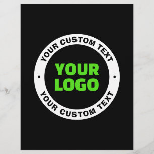 Voeg uw eigen zakelijke Logo of geüploade ontwerp  Flyer