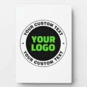 Voeg uw eigen zakelijke Logo of geüploade ontwerp  Fotoplaat (voorkant)