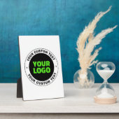 Voeg uw eigen zakelijke Logo of geüploade ontwerp  Fotoplaat (Zijkant)