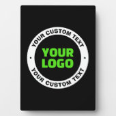 Voeg uw eigen zakelijke Logo of geüploade ontwerp Fotoplaat (voorkant)