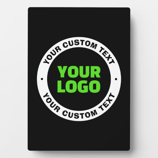 Voeg uw eigen zakelijke Logo of geüploade ontwerp Fotoplaat (voorkant)