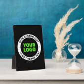 Voeg uw eigen zakelijke Logo of geüploade ontwerp Fotoplaat (Zijkant)