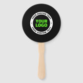 Voeg uw eigen zakelijke Logo of geüploade ontwerp Handwaaier (Voorkant)