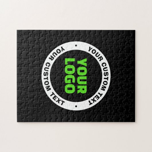 Voeg uw eigen zakelijke Logo of geüploade ontwerp  Legpuzzel (Horizontaal)