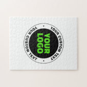 Voeg uw eigen zakelijke Logo of geüploade ontwerp Legpuzzel (Horizontaal)