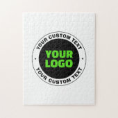 Voeg uw eigen zakelijke Logo of geüploade ontwerp Legpuzzel (Verticaal)