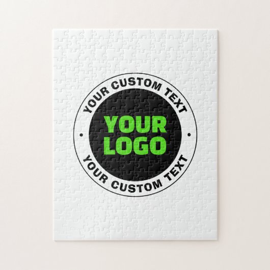 Voeg uw eigen zakelijke Logo of geüploade ontwerp Legpuzzel (Verticaal)