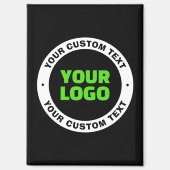 Voeg uw eigen zakelijke Logo of geüploade ontwerp  Magneet (Voorkant)